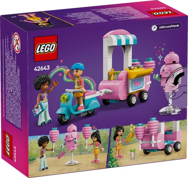 Sukkerspinnkiosk og scooter LEGO® Friends (42643)