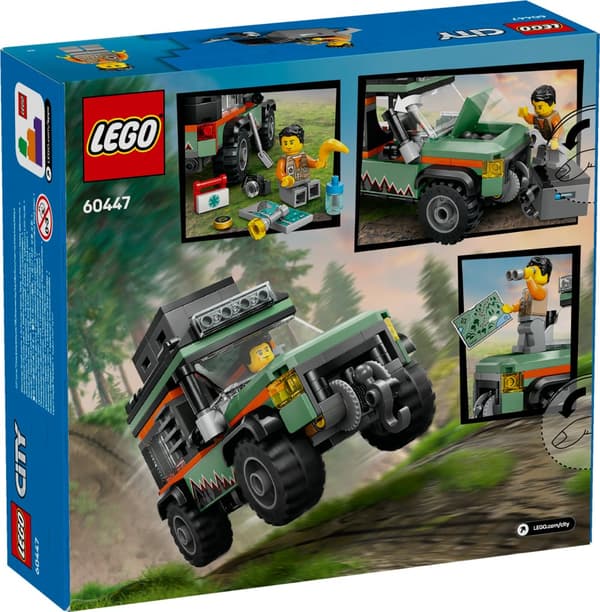 4-hjulsdriven terrängbil för bergskörning LEGO® City (60447)