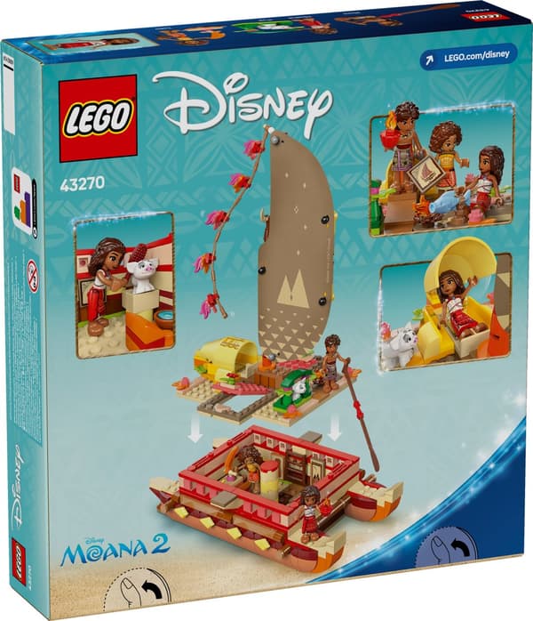 Vaianas äventyrskanot LEGO® Disney Princess (43270)