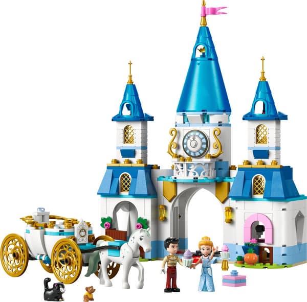 Askepotts slott og hestetrukne vogn LEGO® Disney Princess (43275)