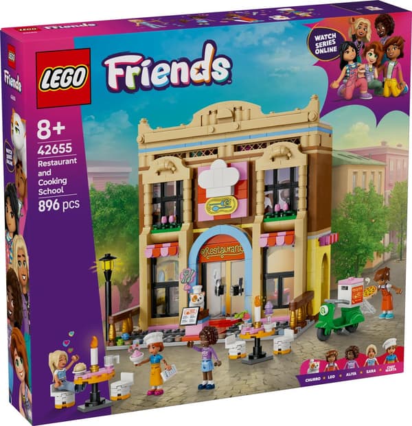 Restaurang och matlagningsskola LEGO® Friends (42655)