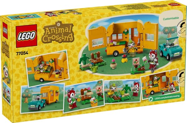 Leif med campingvogn og hagebutikk LEGO® Animal Crossing (77054)
