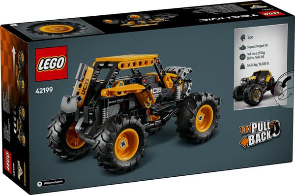 Monster Jam™ DIGatron™ med pullback-funksjon LEGO® Technic (42199)