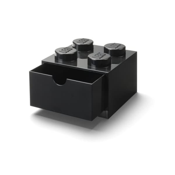 LEGO Skrivbordslåda med 4 knoppar Svart 40201733