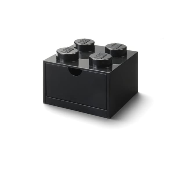 LEGO Skrivbordslåda med 4 knoppar Svart 40201733