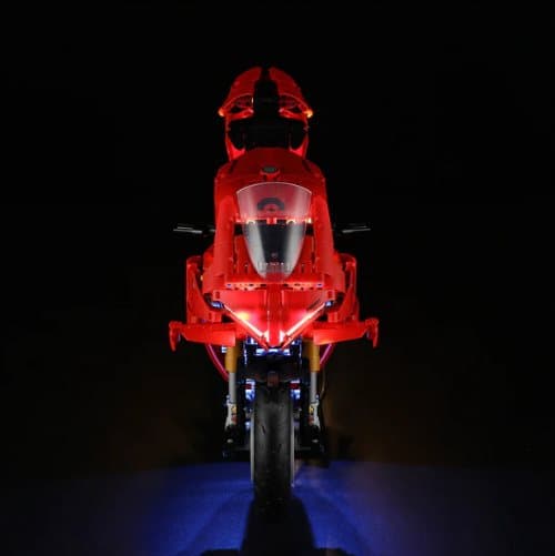 Belysning till Technic Ducati Panigale V4 S motorcykel 42202 LGK709