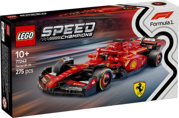 LEGO Speed Champions Ferrari SF 24 F1 racerbil 77242