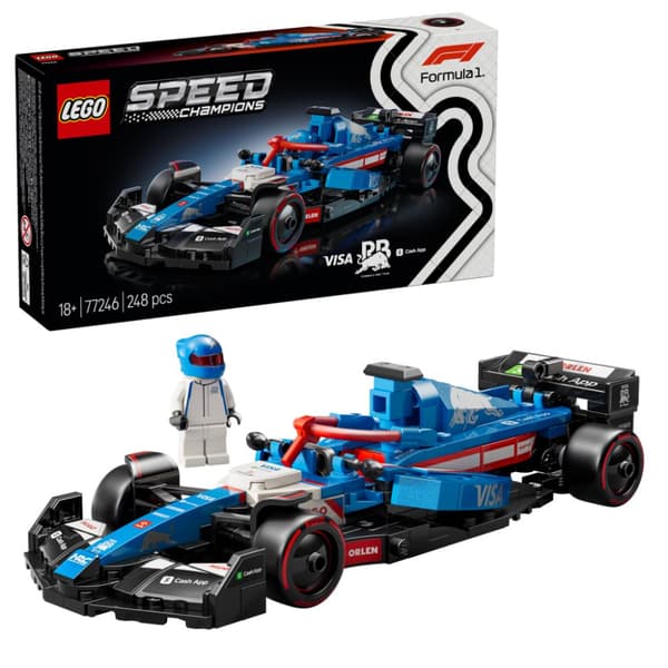 LEGO Speed Champions Visa Cash App RB VCARB 01 F1 racerbil 77246
