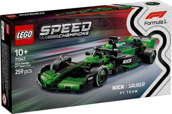 LEGO Speed Champions KICK Sauber F1 Team C44 racerbil 77247