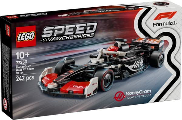 LEGO Speed Champions MoneyGram Haas F1 Team VF 24 racerbil 77250
