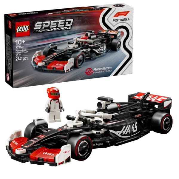LEGO Speed Champions MoneyGram Haas F1 Team VF 24 racerbil 77250
