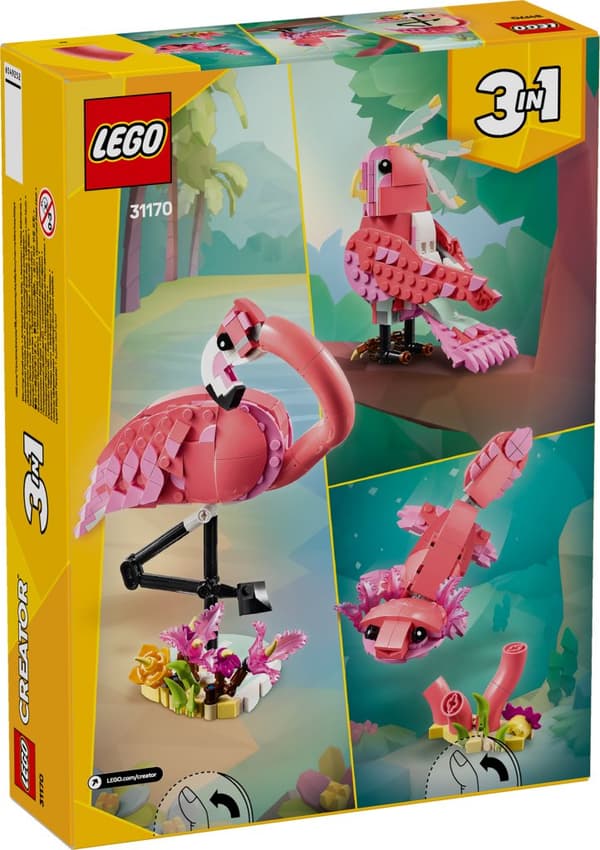 LEGO Creator Vilda djur Rosa flamingo 31170