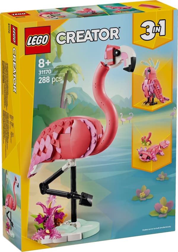 LEGO Creator Vilda djur Rosa flamingo 31170