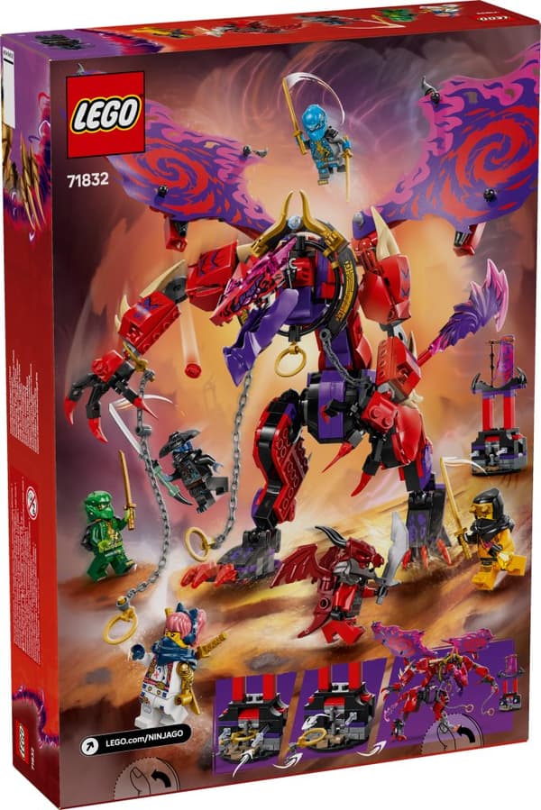 LEGO Ninjago Kaosdraken Åsktand 71832
