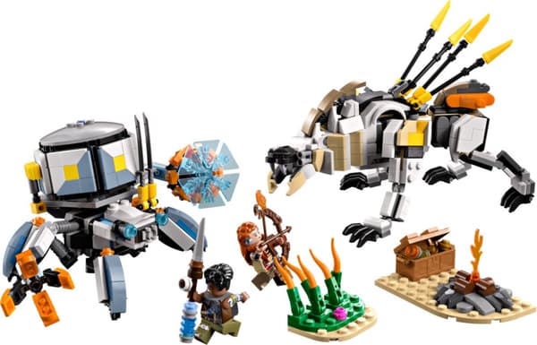 LEGO Horizon Aloy och Varl mot Sköldkryp och Sågtand 77037