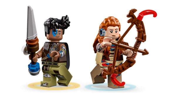 LEGO Horizon Aloy och Varl mot Sköldkryp och Sågtand 77037