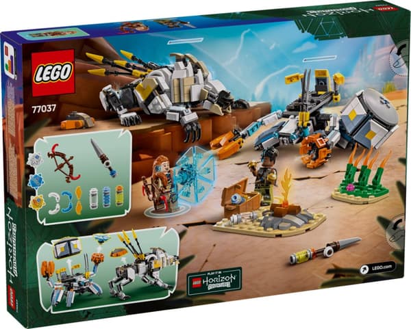 LEGO Horizon Aloy och Varl mot Sköldkryp och Sågtand 77037
