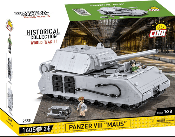 Cobi COBI 2559 Historical Collection WWII Panzer VIII Maus 1605 bricks