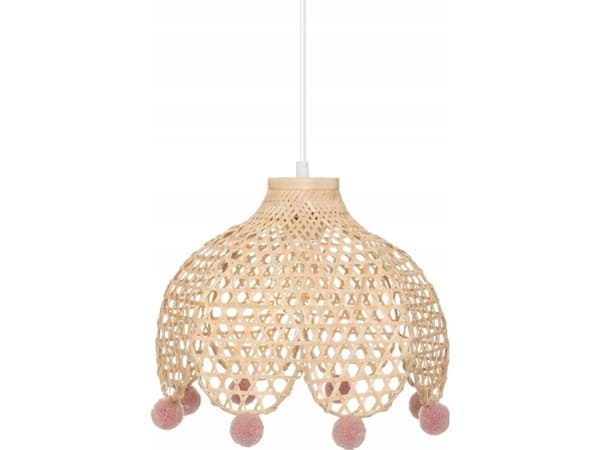 Atmosphera Lampa sufitowa CAMPAGNE, bambus, Ø 28 cm Tre
