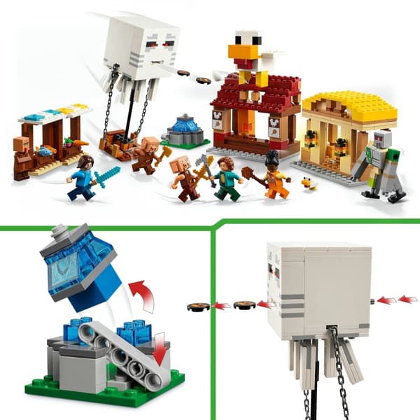 LEGO® Minecraft Byanfall med gastballong 21273
