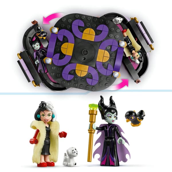 LEGO® Disney Maleficents och Cruella De Vils klänningar 43262