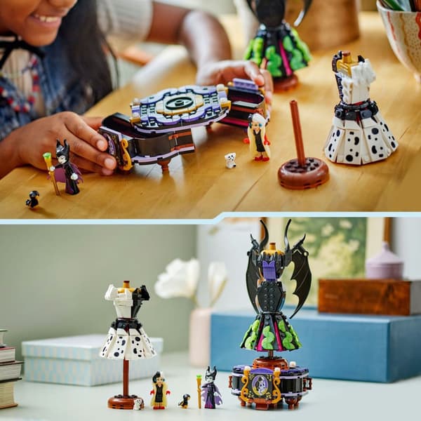 LEGO® Disney Maleficents och Cruella De Vils klänningar 43262