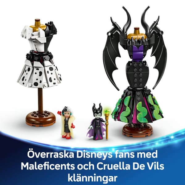 LEGO® Disney Maleficents och Cruella De Vils klänningar 43262