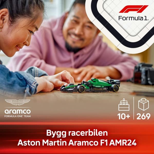 LEGO® Speed Champions Aston Martin Aramco F1® AMR24 racerbil 77245