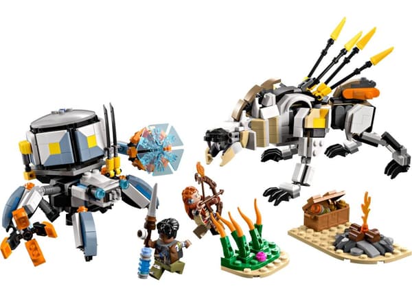LEGO® Horizon Adventures Aloy och Varl mot Sköldkryp och Sågtand 77037