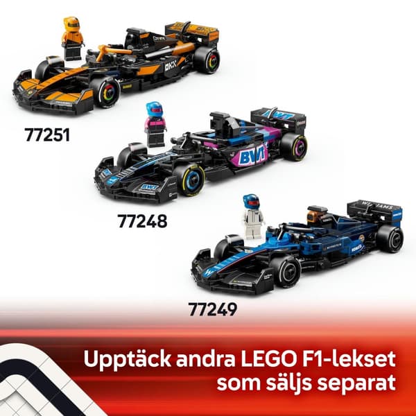 LEGO® Speed Champions MoneyGram Haas F1® Team VF-24 racerbil 77250