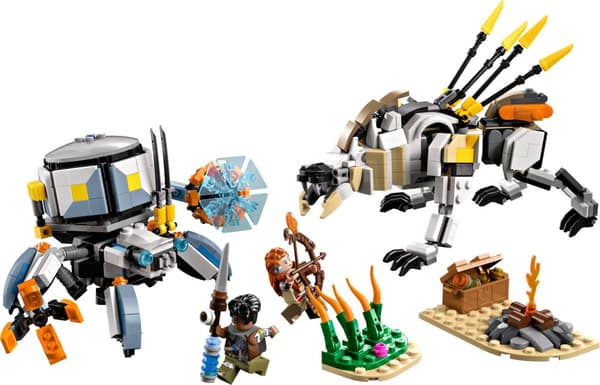 Aloy och Varl mot Sköldkryp och Sågtand LEGO® Horizon (77037)