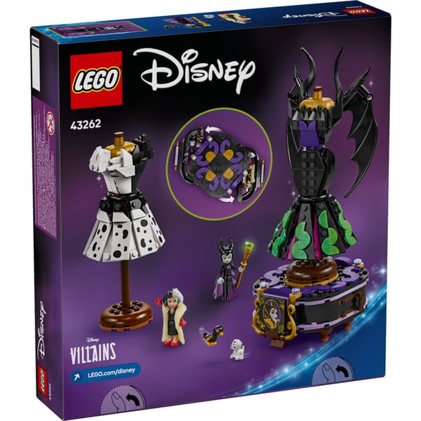 LEGO Disney - Maleficents och Cruella De Vils klänningar