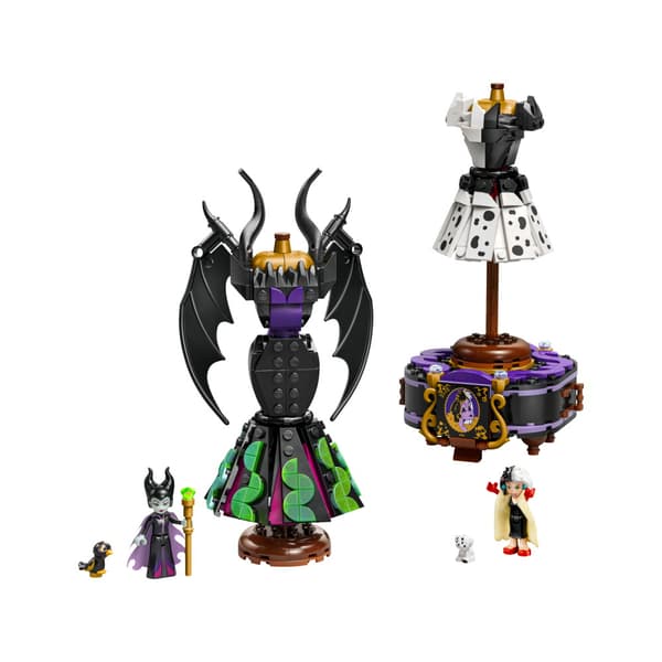 LEGO Disney - Maleficents och Cruella De Vils klänningar