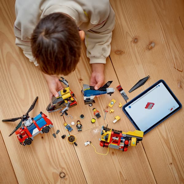 LEGO City - Helikopter, brandbil och ubåt