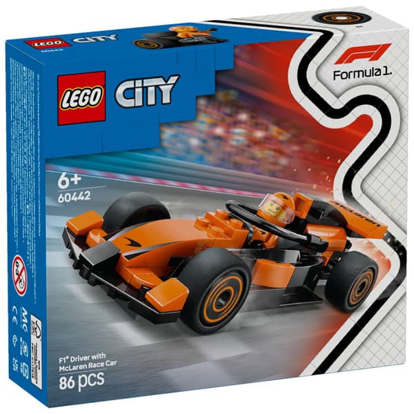 LEGO City - F1 förare med McLaren racerbil