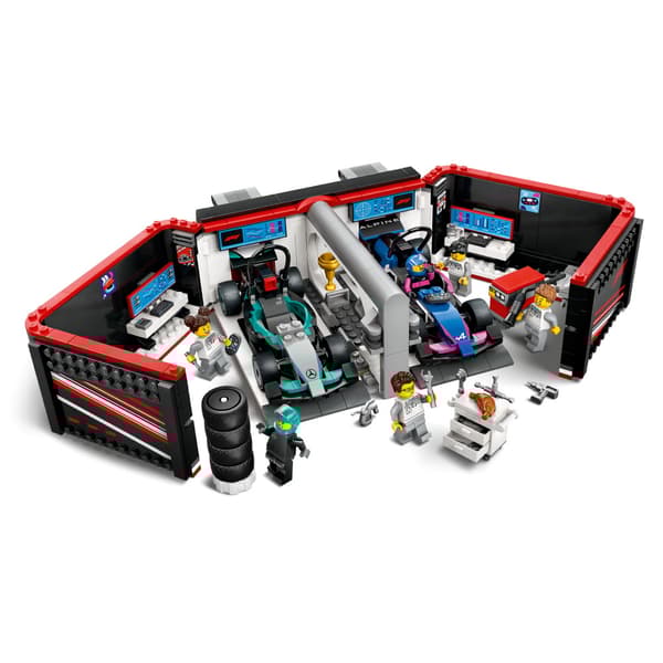 LEGO City - F1 garage & Mercedes-AMG & Alpine bilar