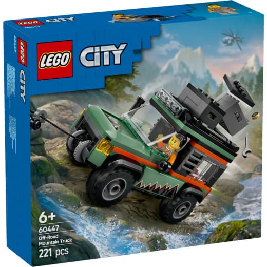 LEGO City - 4-hjulsdriven terrängbil för bergskörning