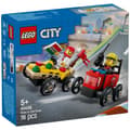 Miniatyrbild 1 av 7: LEGO City - Pizzabil mot brandbil