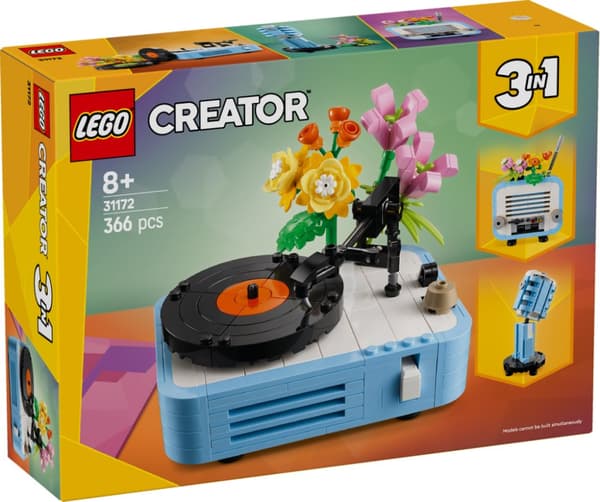 LEGO Creator Skivspelare med blommor 31172