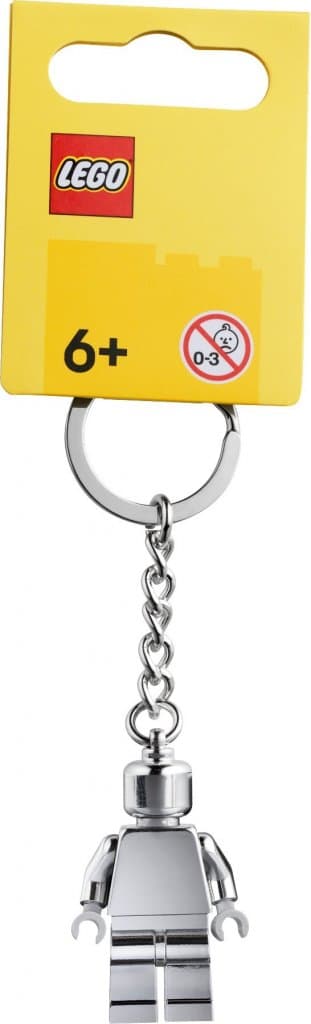LEGO Nyckelring med minifigur silver 854305