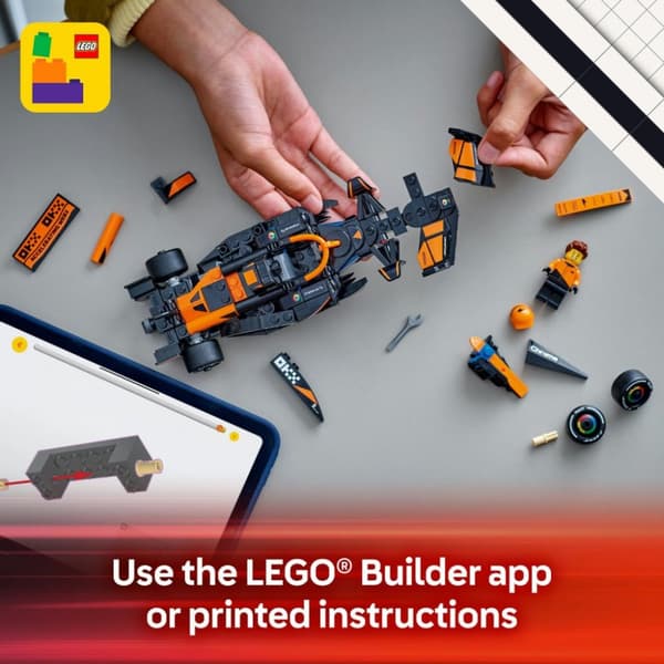 LEGO Ebrix Bundle 10st unika LEGO Speed Champions Fullständig F1-Samling EB-SC1