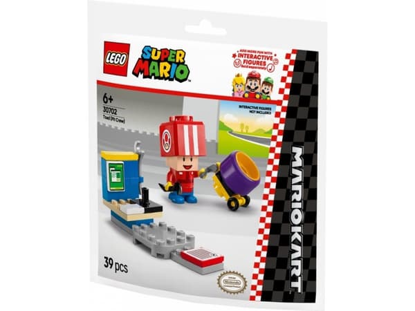 LEGO 30702 Mario Kart -Toad (Pit Crew), construction toy (polybag) | CDON