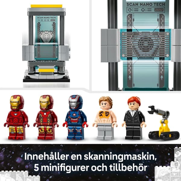 LEGO® Marvel Iron Mans labb: rustningarnas sal 76315