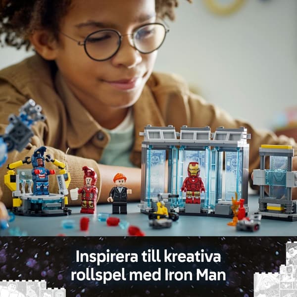LEGO® Marvel Iron Mans labb: rustningarnas sal 76315