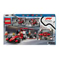 Miniatyrbild 3 av 6: LEGO City - F1 depåstopp & depåteam med Ferrari bil