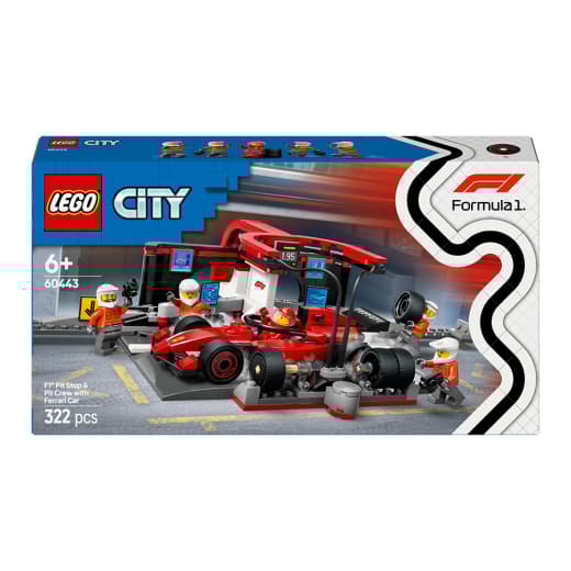 LEGO City - F1 depåstopp & depåteam med Ferrari bil