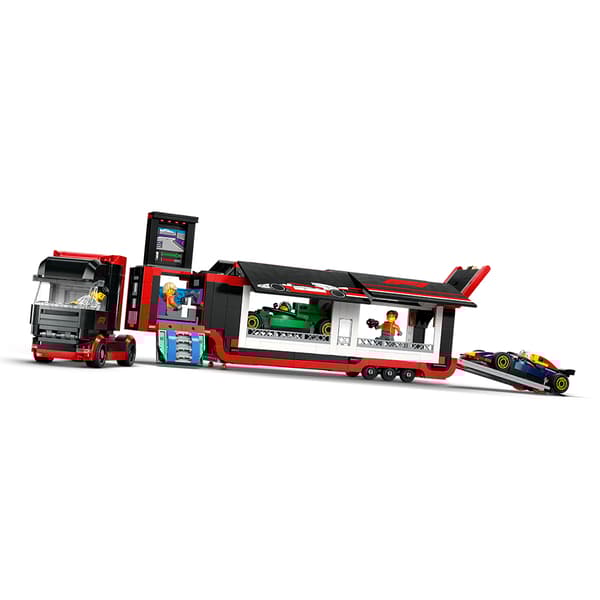 LEGO City - F1 lastbil med RB20 & AMR24 F1 bilar