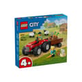 Miniatyrbild 1 av 6: LEGO City - Röd jordbrukstraktor med släp och får