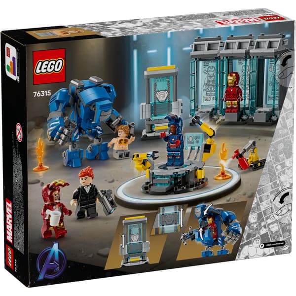 LEGO Marvel - Iron Mans labb: rustningarnas sal