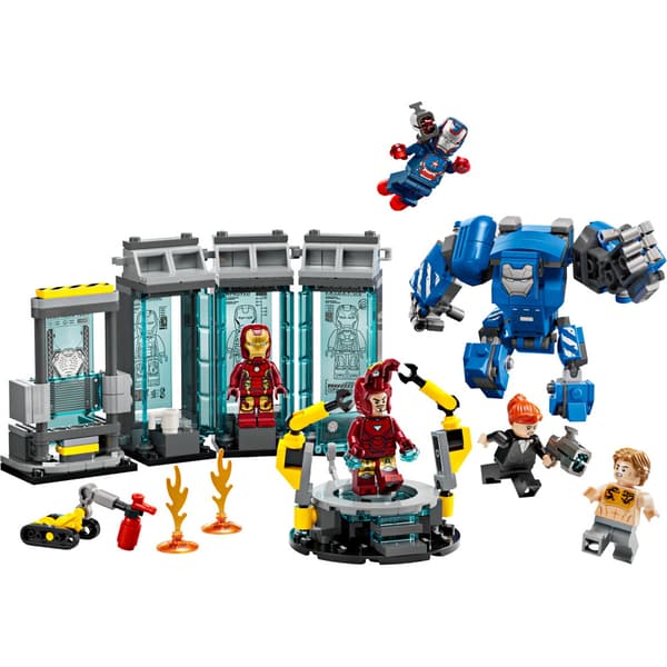LEGO Marvel - Iron Mans labb: rustningarnas sal